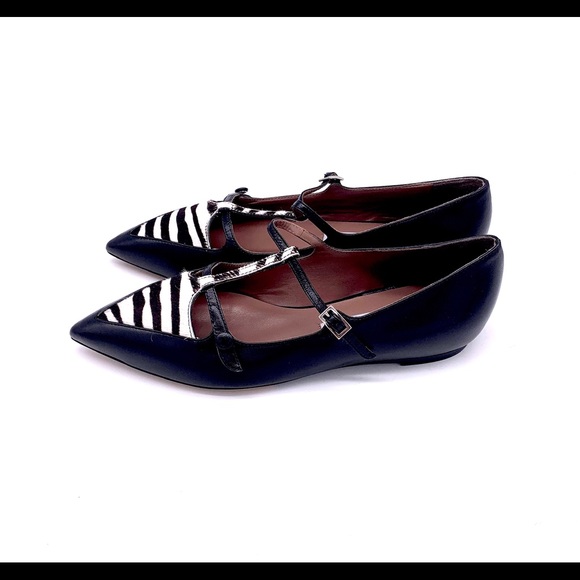 🦓 NEW! TABITHA SIMMONS FLATS SIZE 35 - Picture 3 of 7